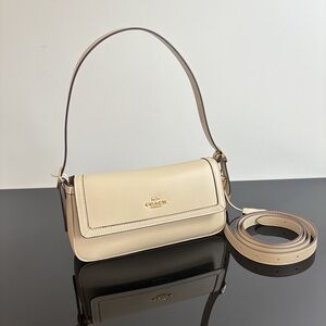 Coach Flap Shoulder Bag Chic Underarm Crossbody
